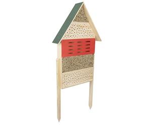 Windhager Hotel per insetti "High-Rise" - casetta per Insetti, casa degli insetti, albergo per insetti - Casetta insetti per api, coccinelle, crisopidi - Nido con piedini in legno