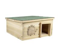 Windhager kit casa del riccio - casetta per ricci - albergo per ricci con tetto rimovibile - 40 x 40 x 19 cm - certificato FSC - resistente alle intemperie