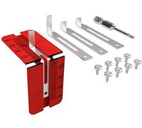 Windhager Molle di Sospensione per Insetti, Angolo di Sospensione, Montaggio per zanzariera, Telaio di Fissaggio, Angolo di Montaggio, Angolo Telaio - 5 - 35 mm, Personalizzabile, 03651