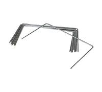 Windhager Picchetti di Fissaggio in Metallo, zincati, 15 x 25 cm x 4 mm, 10 Pezzi