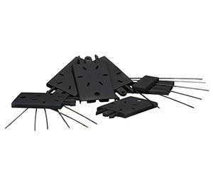 Windhager Pigeon Repellente Flexi Click-System, Idrorepellente per Uccelli, Punte di Piccione in PVC con Nastro in Acciaio Inox, 100 cm, 36 Pezzi, 07120