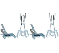 Windhager, pinze, lotta all'arvicola, trappola a scatto, robusta e di lunga durata, 05354, alluminio, 18,5 x 10 x 8,8 cm (Confezione da 2)