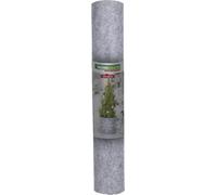 Windhager protezione invernale per piante in vaso "Fiocco di Neve" L - 161 x 40 x 0,3 cm - grigio/bianco - protezione decorativa in feltro, protezione dal freddo, antigelo, con chiusura in velcro