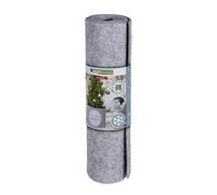 Windhager protezione invernale per piante in vaso "Hello Winter" M - 114 x 25 x 0,3 cm - grigio/bianco - protezione decorativa in feltro - protezione dal freddo - antigelo
