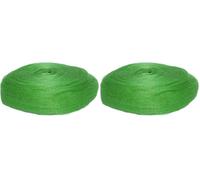 Windhager Rete di Protezione degli Uccelli Rational, Rete Decidua per laghetti, Maglia 15 mm, Verde, 10 x 2 m, 06003 (Confezione da 2)