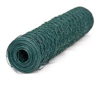 Windhager, Rete Esagonale, Rivestita in plastica, Recinzione, delimitazione, Protezione dalle Arvicole, per aiuola rialzata, Copertura grondaia