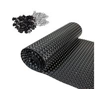 Windhager Set di 100 chiodi di tenuta (nodi 6,5 x 0,9 m, chiodi di montaggio zincati 3,5 x 30 mm con disco di tenuta: 22 mm) - per il fissaggio ideale di nodi in aiuola rialzata - protezione muri di