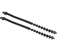 Windhager Set di 2 Fascette in Gomma per Piante, Fascette Flessibili per Alberi, Nastro di Fissaggio per Alberi, Colore Nero