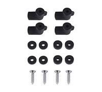 Windhager Set di Ante per Finestre per Zanzariere, Accessori per Zanzariere, Ricambi per Zanzariere, Telaio di Tensionamento Per Finestre, Incl. Viti, Montaggio Semplice, 4 Pezzi, Antracite