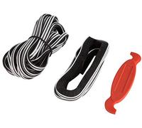 Windhager Set di guarnizioni Protezione dagli Insetti, Pavimenti (1, 2m) e Spazzola di Tenuta (7, 2), Nero, 03624