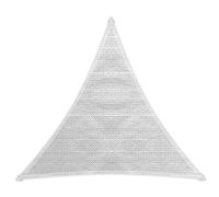 Windhager Sunsail Sunsail Adria, Triangolo 5 x 5 m (equilatero), Protezione UV, Resistente alle intemperie e Traspirante, Bianco, 10977