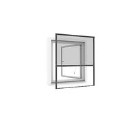 Windhager Tenda avvolgibile da Appendere, zanzariera a Rullo Regolabile, 130 x 160 cm, Antracite