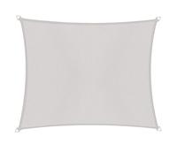 Windhager Tenda da Sole CANNES, rettangolare grigio chiaro, 100% poliestere riciclato, 2.7 x 1.4 m, 150 g/m², Protezione Solare per Balcone, incl corda di fissaggio, repellente al vento e all'acqua