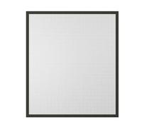 Windhager zanzariera a comparsa flessibile "Pop-Up Screen" - 100 x 120 cm - antracite - zanzariera finestra, zanzariera per esterno, zanzariere con telaio - flessibile e accorciabile - senza forare