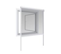 Windhager Zanzariera Basic per finestra a rullo in alluminio, zanzariera avvolgibile, 130 x 160 cm, colore bianco 04501