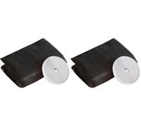 Windhager Zanzariera in Fibra di Vetro di Alta qualità, saldata a Rete, Resistente ai Raggi UV, Antracite, 100 x 100 cm, 03485 (Confezione da 2)