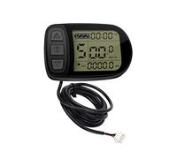 windmeile | Display KT-LCD5, professionale, computer di bordo, display tachimetro, display LCD, illuminato, multifunzionale, spina JST a 5 poli, E-Bike, bici elettrica, 24V/36V/48V