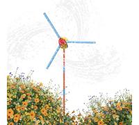 Windmill Water Sprinkler, Outdoor Yard Toy 36 Nozzles Sprinkler, Multifunctional Irrigation Tool, Adjustable Rotating Spray Coverage, Ideal for Lawn Patio, Multicolor