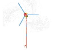 Windmill Water Sprinkler, Outdoor Yard Toy with 36 Nozzle, 21.65 Inch Multifunctional & Sturdy Design, Irrigation Tool for Lawn, Patio, Large Area, Kids Splashing, and Fun Activity