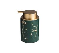 Windmilne Dispenser per Doccia, Dispenser di Sapone in Ceramica Moderna, flaconi con Pompa per lozione, per lavello da Cucina, bancone del Bagno, Dispenser per lozione (Verde)
