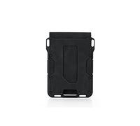 Windmilne Portafogli da uomo Porta carte bifold Porta carte di credito tattico Porta carte d'identità bancario in alluminio Porta carte anti-ladro Borsa per soldi (Nero)