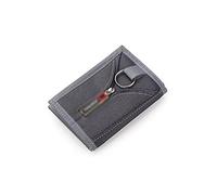 Windmilne Portafogli da uomo Portafoglio casual in nylon per uomo Uomo Donna Giovane Novità Porta soldi Portamonete con cerniera Tasca porta carte d'identità (Grigio)