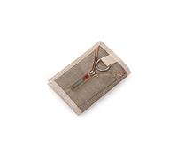 Windmilne Portafogli da uomo Portafoglio casual in nylon per uomo Uomo Donna Giovane Novità Porta soldi Portamonete con cerniera Tasca porta carte d'identità (Kaki)