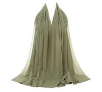 Windmilne Sciarpa Lunga in Chiffon Hijab da Donna per Il Ramadan, in Garza (Army En8, Taglia Unica)