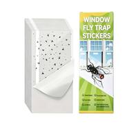 Window 50 strisce adesive insetti interni Fly Catcher Clear | Trappole trasparenti per vetri rimangono discreti sulla finestra e catturano le mosche senza infastidire la vista