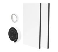 Window AC Insulation Kit - High-Density Sound Absorbing 2 Piece, Window Unit Insulation Panels | Home Office Apartment Bedroom Warehouse Workshop Air Conditioner Side Panel Foam