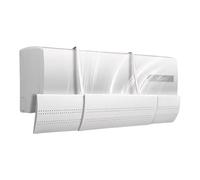 Window Air Conditioner Deflector, Window AC Air Deflector, Adjustable Baffle Design, 23,62 x 7,48 x 1,57 pollici, Easy Installation Feature, Ideal for Workplace Bedroom Bathroom Kitchen
