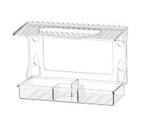 Window Bird Feeder, Clear Bird Feeders for Window Viewing, Transparent Suction Cup Tray, Waterproof Food Container for Outdoor, Birdwatching Fun for Nature Lovers, and Backyard Enjoyment