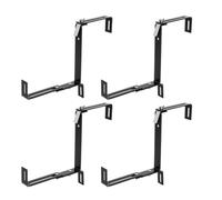 Window Box Brackets - Steel Rustproof, 4 Pack Universal Plant Hanger Suppor