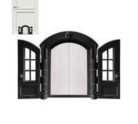 Window Cat Door - Small Medium Cat Door, Escape Proof Entry for Small and Medium Cats, French Style Kitten 9.45 by 10.83 by 2.83 Inches, Bedroom Doorway, Hallway House Patio Wall