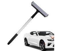 Window Cleaner Tool - 2-In-1 Extendable Squeegee | 30.31x7.87 Inches Black Windshield Cleaning Wiper For Automotive Car SUV Truck Windshield Glass Home Bathroom Tile