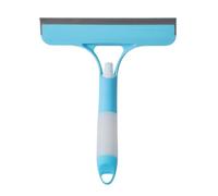 Window Cleaner Tool, Spray Squeegee Scrubber, 8.46x10.12 Inches, Ergonomic Handle, 3 in 1 Design, Glass Mirror Tile Wiper for Shower Car Kitchen Use Cleaning and Quick Drying
