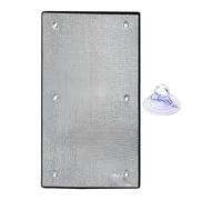 Window Heat Blocker, Reflective Foil Insulation Shield, Sunlight Heat Protection Barrier, Energy-Saving Thermal Layer, Easy Installation, for Home Car Rv Attic Roof Use, 3.94x3.94x27.56 Inches