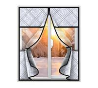 Window Insulation Blanket - Double Sided Zipper, No-Drill Install for Winter with for Apartments, Dorms, Bedrooms, and Rental Houses | Thick Thermal Cover, Energy-Efficient, Noise-Reducing,