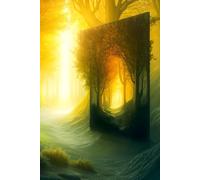Window Into An Enchanted Forest Journal: a LINED notebook for self-expression