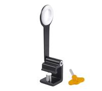 Window Safety Locks, Childproof Casement Lock, Aluminum Alloy Rubber Build, Keyed Locking System, Ideal for Indoor Window Security, 7.24x1.1 Inches, Black Color, 1 pezzo