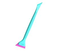 Window Scraper, Film Squeegee, Rubber Material Ergonomic Handle Compact Lightweight Easy Storage Portable Reliable, Glass Cleaner for Bathroom Home Outdoor, 9.45x1.97x0.79Inches, Blue