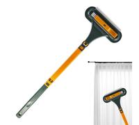 Window Screen Cleaning Brush - Double Sided Tool for Mesh Dust Removal | Soft Bristle Head with Absorbent Sponge Pad, Handheld Cleaner for Window Screens Blinds Tracks Maintenance