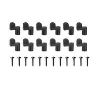 Window Screen Clips 0.9-inch - Cabinet Door window Holder with Screws - 12 pezzi Secure Heavy Duty Frame Fastener With Screws Storm Windo◦ Retainer Clips for Dorm Office Apartment Bedroom Living R