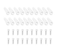 Window Screen Holder Clips | 20-Pieces Screen Retaining Hardware with Screws | Storm Window Hold Clips | for Home Farmhouse Apartment