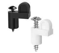 Window Screen Retainer Clips - 12 Pieces Secure Heavy Duty Frame Fastener | Storm Window Screen Fastener Clips For Home Dorm Office Bedroom Living Room