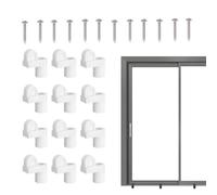 Window Screen Retainer Clips - 12 Pieces Secure Heavy Duty Frame Fastener | Storm Window Screen Fastener Clips For Home Dorm Office Bedroom Living Room