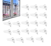 Window Screen Retainer Clips - 20 pezzi Screen Retaining Fasteners With Screws - Storm Window Secure Clips | For Home Farmhouse Apartment Dormitory Living Room Bedroom Study Kitchen