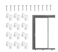 Window Screen Retainer Clips - Versatile Screen, Glass Retainer Clips Kit, Heavy Duty Prevent Shaking, Winter Storm Window Retaineer | for Dorm Office Apartment Bedroom Living Room