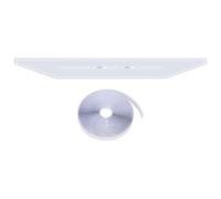 Window Seal, AC Cover, 3-5m, Kit portatile, tessuto in poliestere, supporto adesivo, No Drilling Setup, Draft Reduction, Summer RV, for Garage, Air Conditioner Repair Use