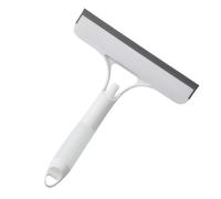 Window Squeegee Cleaner - 3 in 1 Tool with Scrubber Brush and Scraper, Lightweight Durable Design | Glass Cleaning Equipment for Shower Car Tile Kitchen Household Bathroom Outdoor Home Surfaces